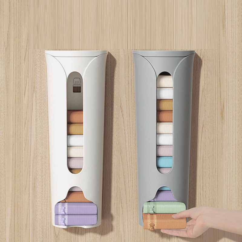 Storify Wandmontierte Socken- und Unterwäsche-Aufbewahrungsbox | Platzsparende Organisation | Moderner Ordnungshelfer