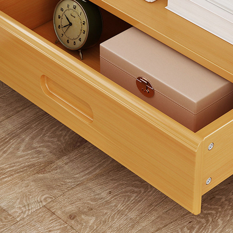 HanaCrate Japanischer Nachttisch | Massivholz | 1 oder 3 Schubladen | Minimalistisches Design für Schlafzimmer