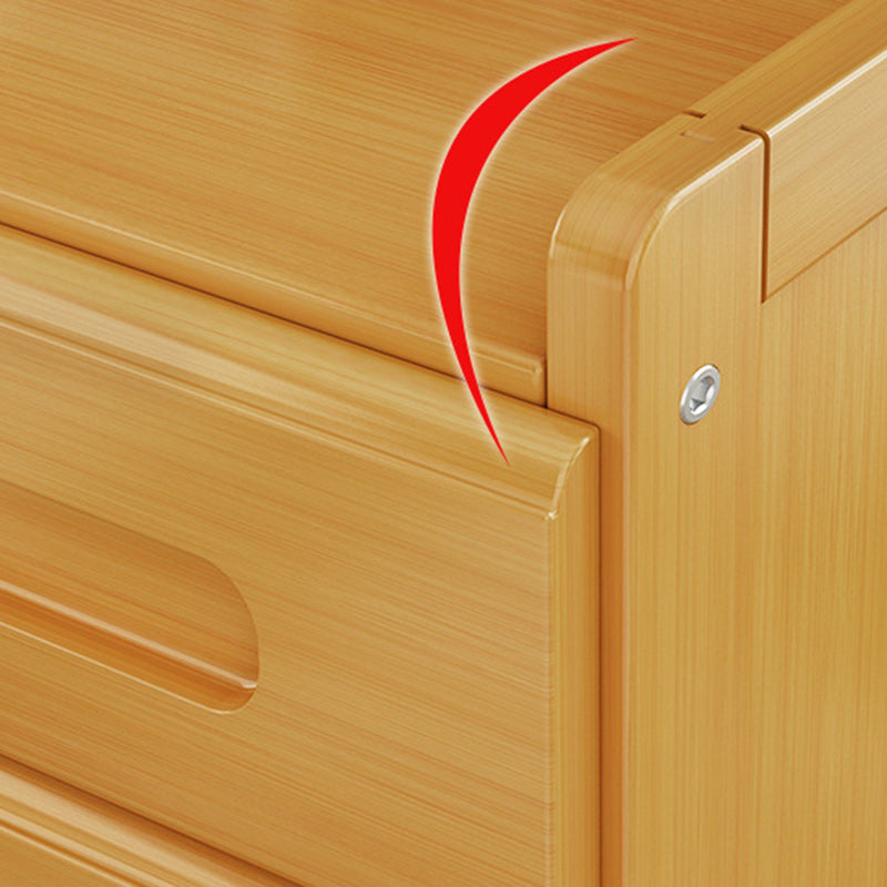 HanaCrate Japanischer Nachttisch | Massivholz | 1 oder 3 Schubladen | Minimalistisches Design für Schlafzimmer