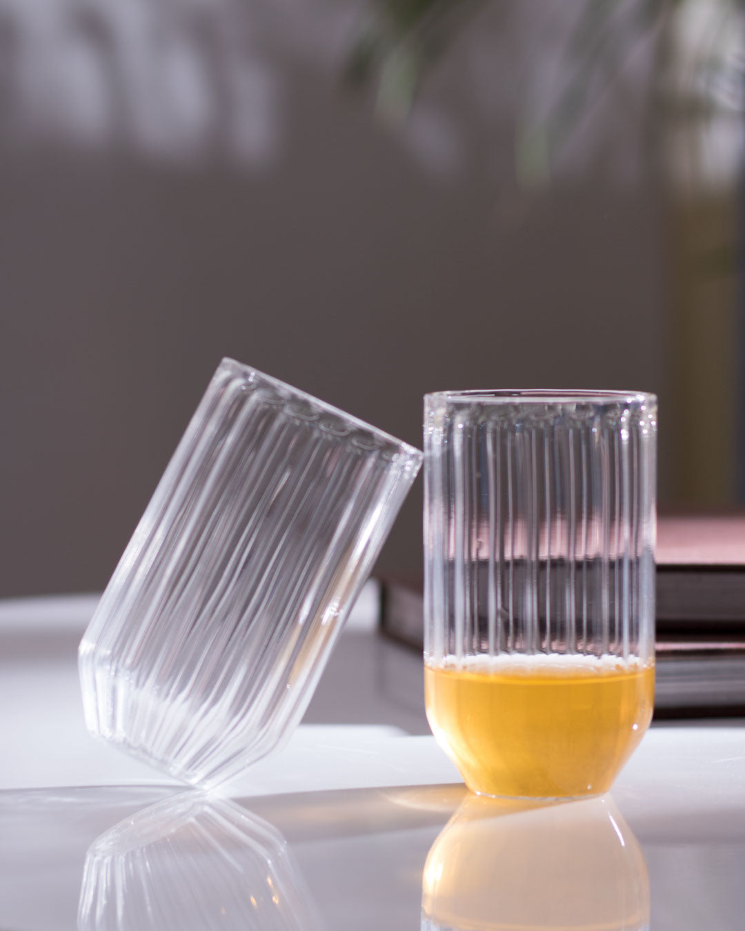 Vitralis Tumbler-Set | Elegantes Design | Hochwertiges Glas | Set aus 2 | Ideal für Cocktails & Getränke