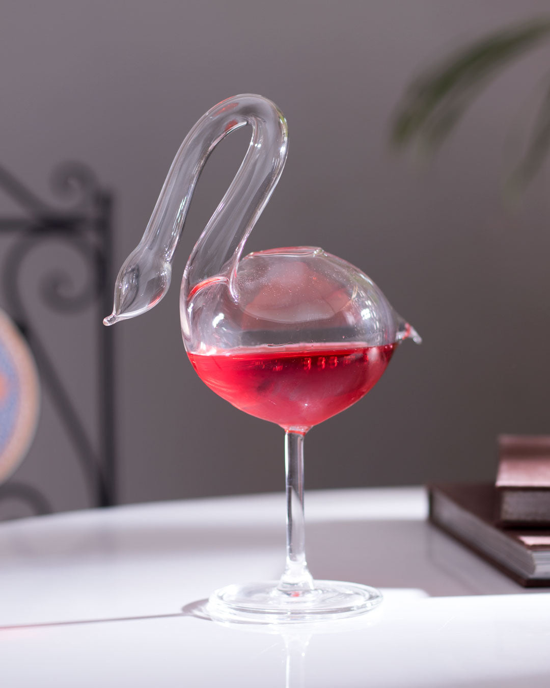 SwanElegance Cocktailglas | Exklusives Design | Stilvolles Glas für Cocktails & Longdrinks