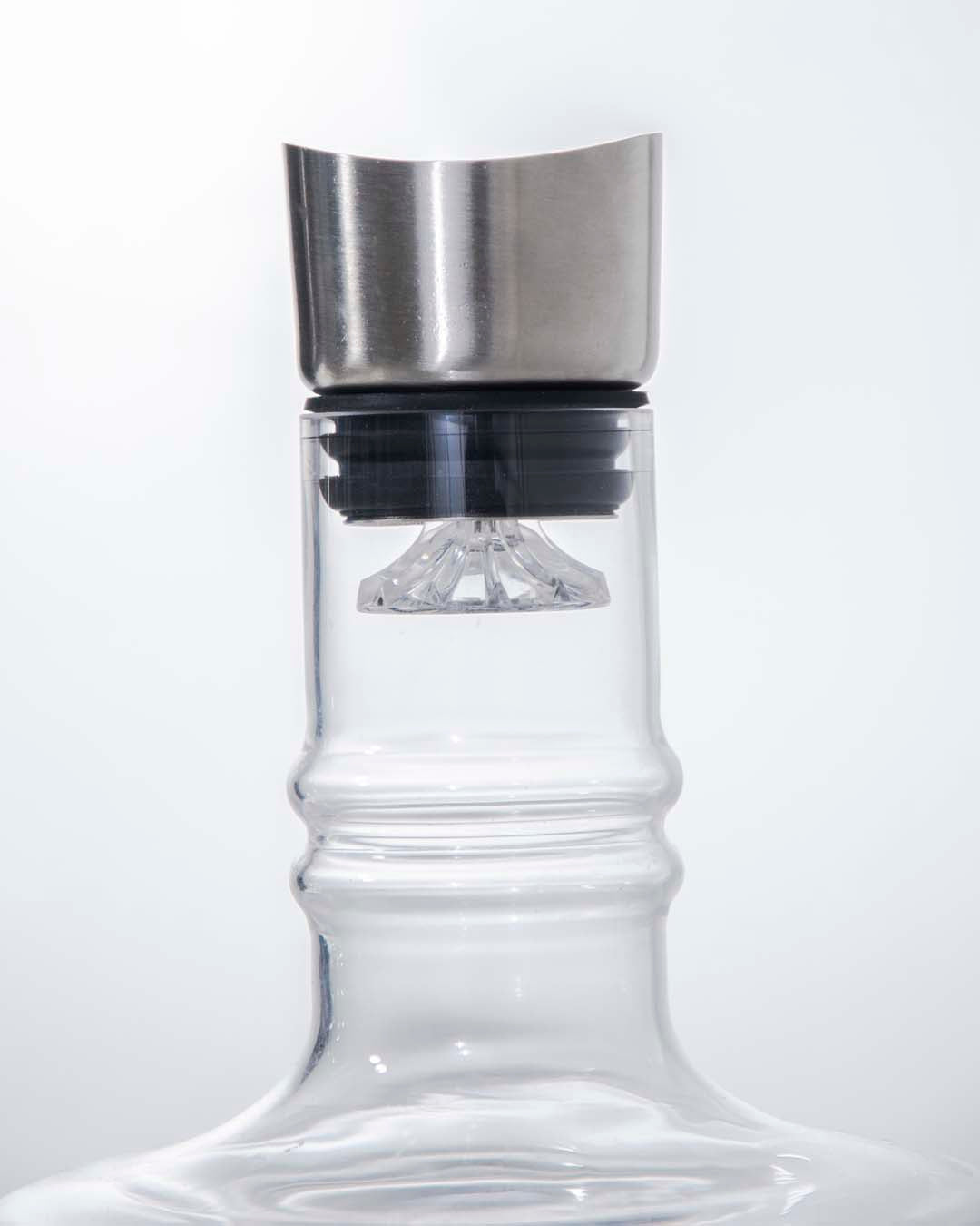 VinoFlow Wein Glas Dekanter | Eleganter Weinbelüfter | Perfekte Aromafreigabe für edle Tropfen