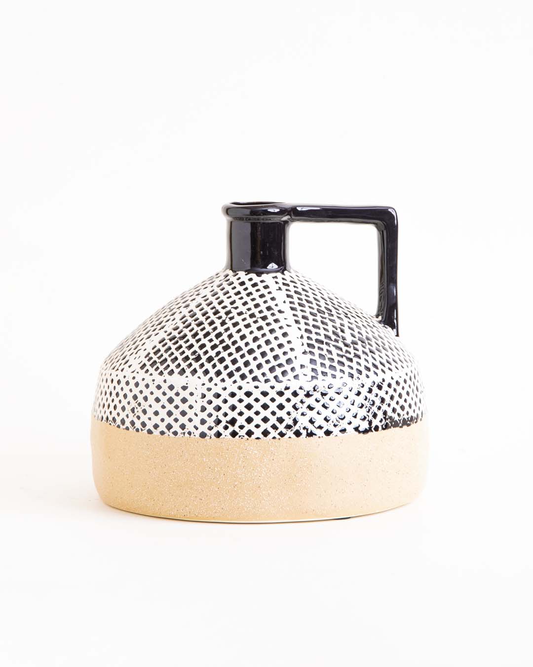 VeraHarmony: Texturierte Blumenvasen | Klein | Elegante Tischdeko | Perfekt für Blumenarrangements