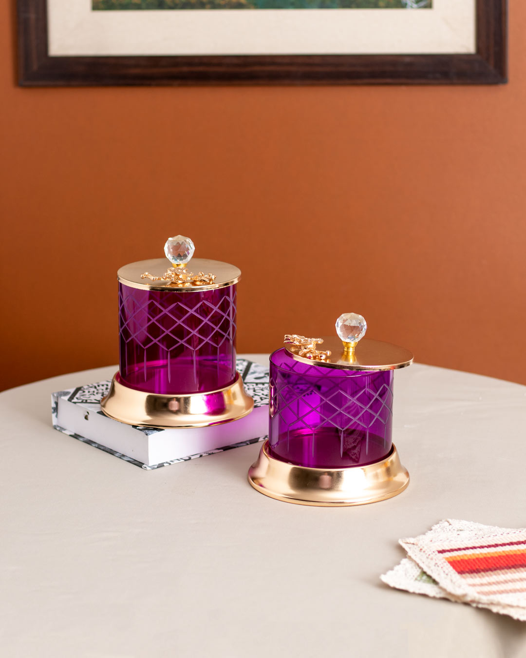 BerryGlass Ginkgo Glas mit Deckel – Groß | Stilvolles Vorratsglas | Hochwertige Aufbewahrungslösung