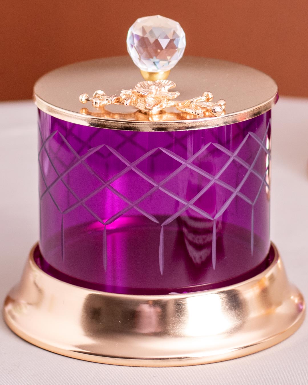 BerryGlass Ginkgo Glas mit Deckel – Groß | Stilvolles Vorratsglas | Hochwertige Aufbewahrungslösung