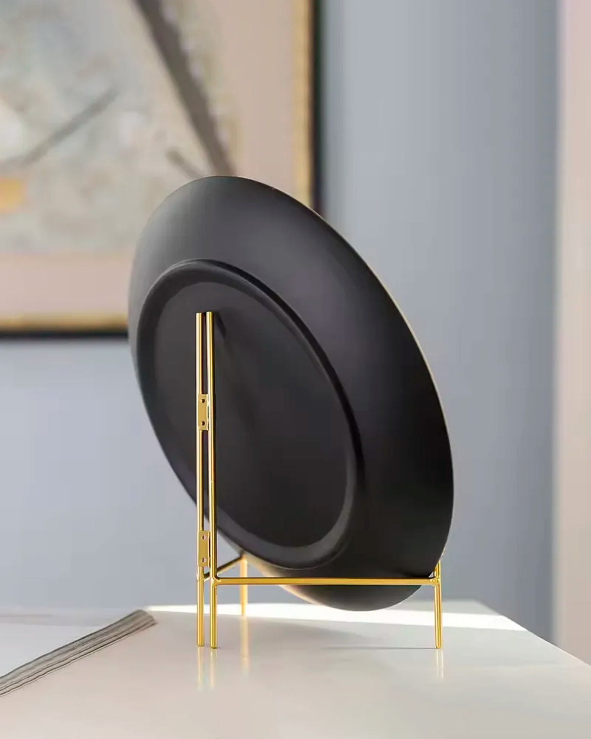 Noctivis 'Sternennacht' Dekoteller | Vincent van Gogh Ölgemälde | Hochwertiges Porzellan | 10 Zoll Wanddeko