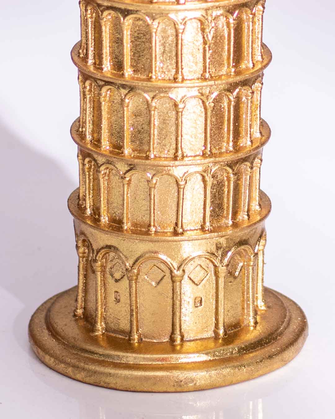 PisaCharm Vintage Skulptur des Schiefen Turms von Pisa | Dekorative Statue | Perfekt für Wohnzimmer & Büro