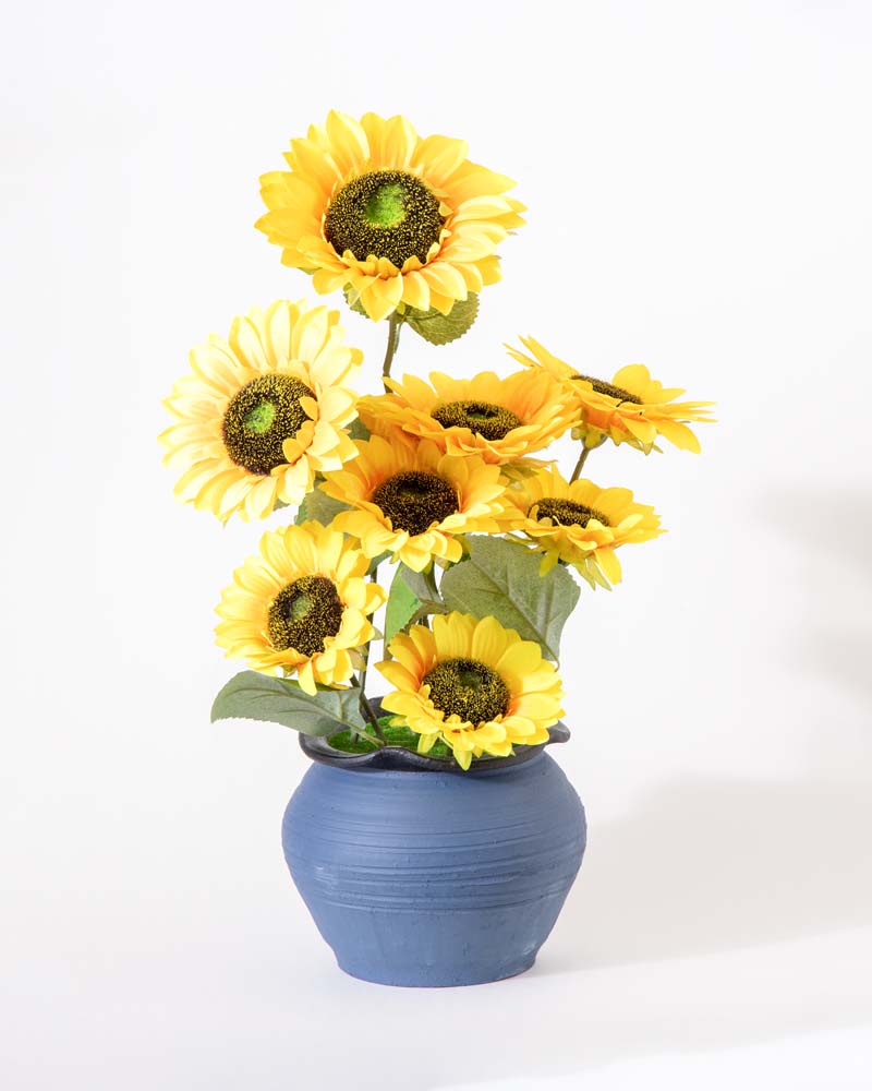 SunGlory Sonnenblumen Künstliches Blumenarrangement | Realistisches Design | Dekor für Zuhause