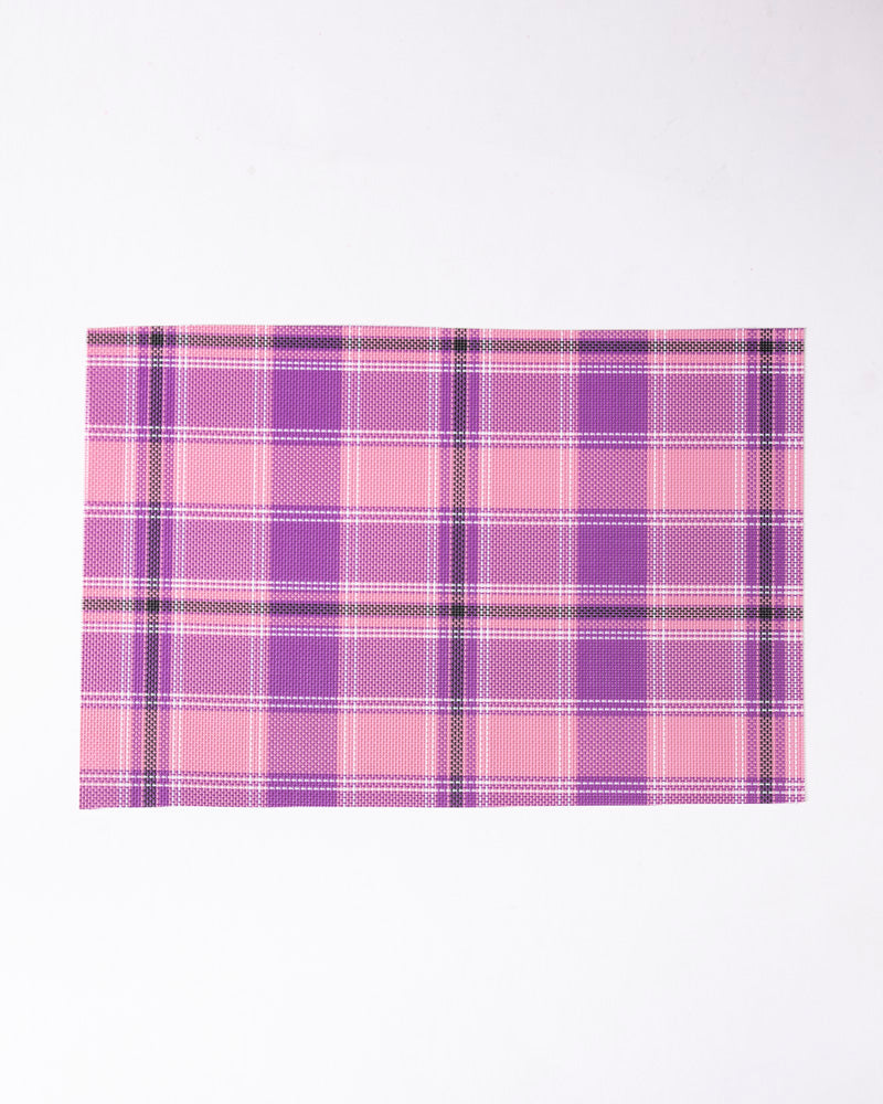 PlaidCraft Karierte Gewebte Tischsets | Hochwertige Materialien | Set aus 6 | Stilvolle Tischdekoration