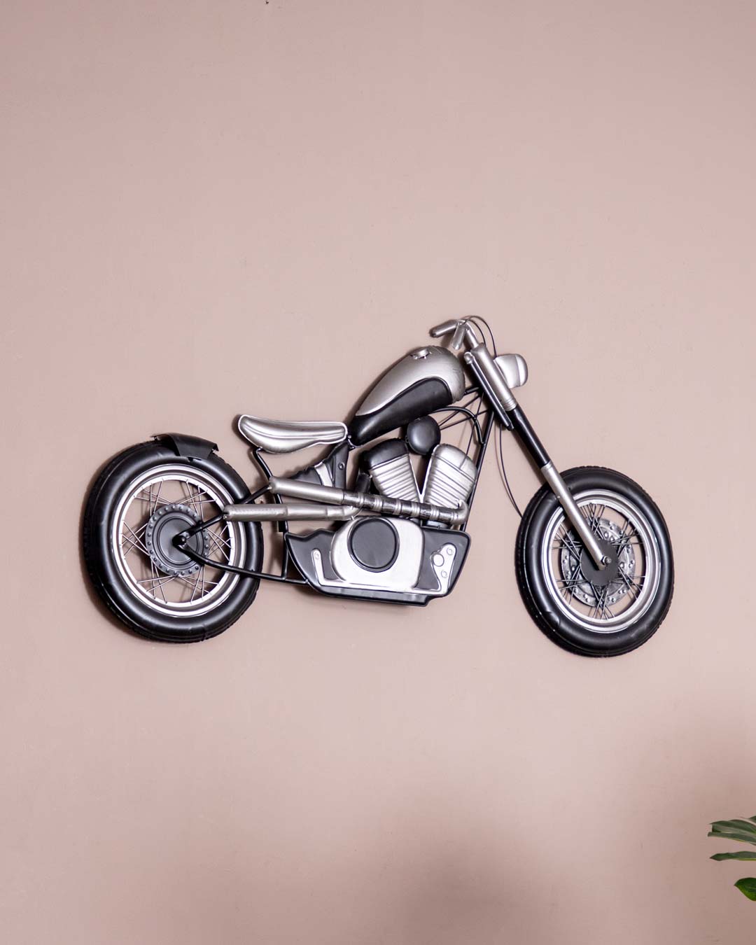 MotoVintage 3D Wanddekoration im Motorrad-Design | Retro Wanddeko | Perfekt für Wohnzimmer & Werkstätten