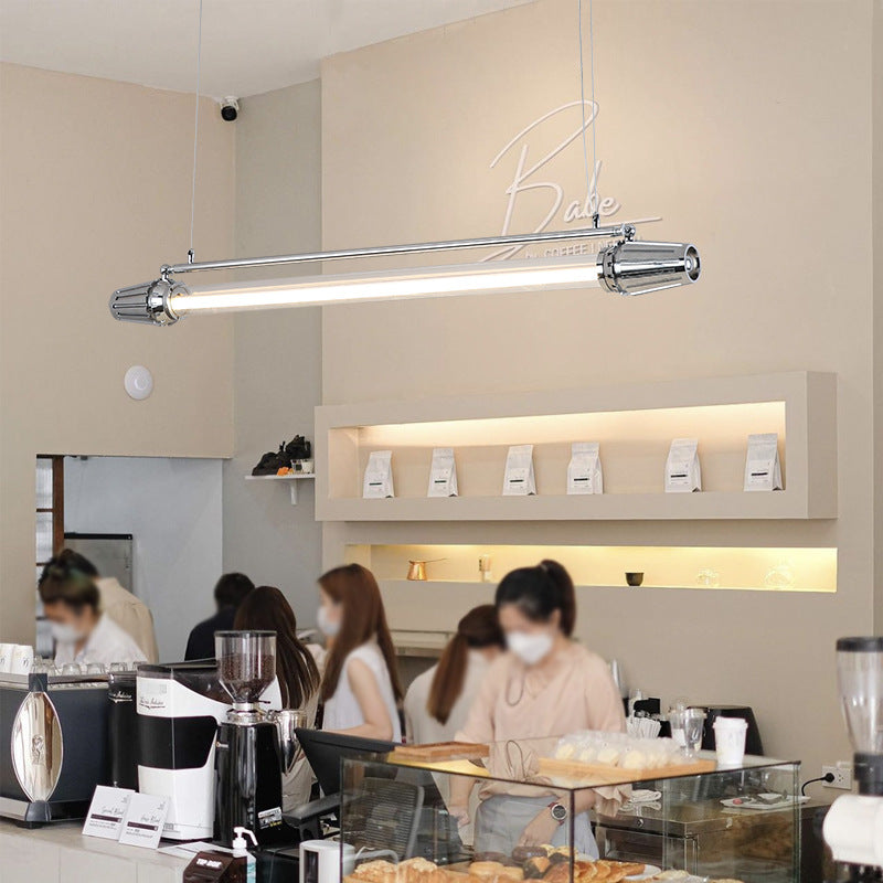 IllustraLine Industrial LED Hängeleuchte | Aluminium-Acryl Design | Esszimmerlampe | Warmweiß & Neutralweiß | Modern & Stilvoll