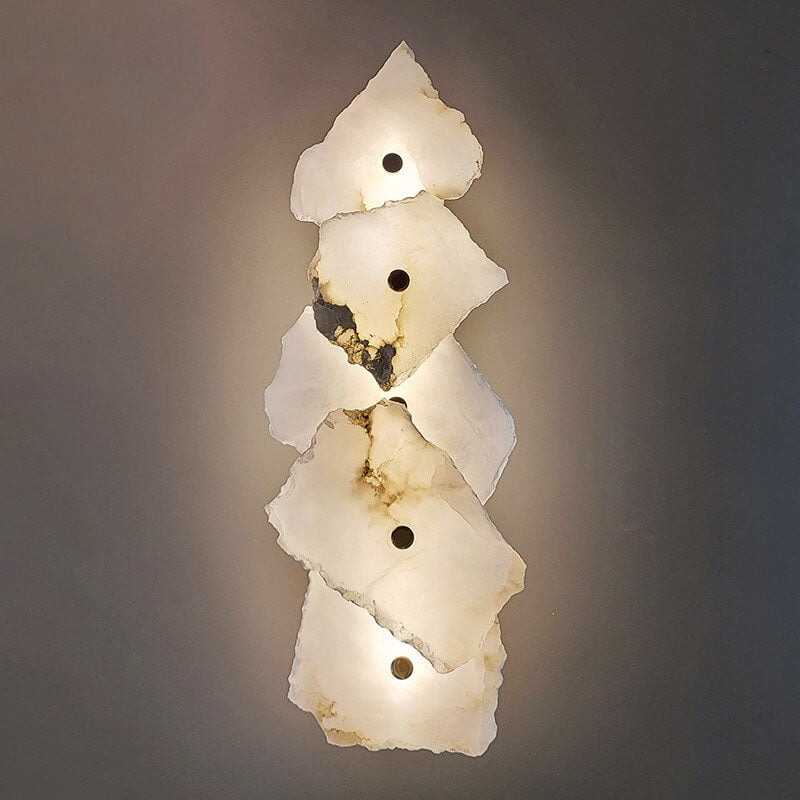 LucenSquare Minimalistische Rechteckige LED-Wandleuchte | Modernes Design aus Eisen & Lucite | Energieeffiziente Beleuchtung