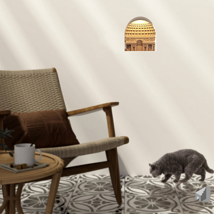 Illumora LED Wandleuchte | Eingebaute Gipslampe mit Sensor | Warmlicht | Modernes Design für Schlafzimmer