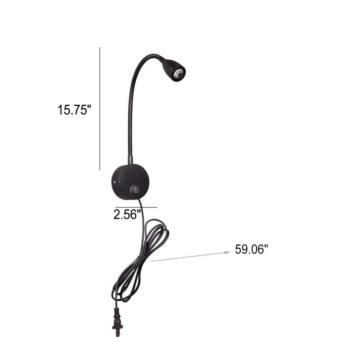 Flexora Moderne LED Leselampe | Rotierbares Wandspotlight | Flexibler Arm | Perfekt für Schlafzimmer & Büros