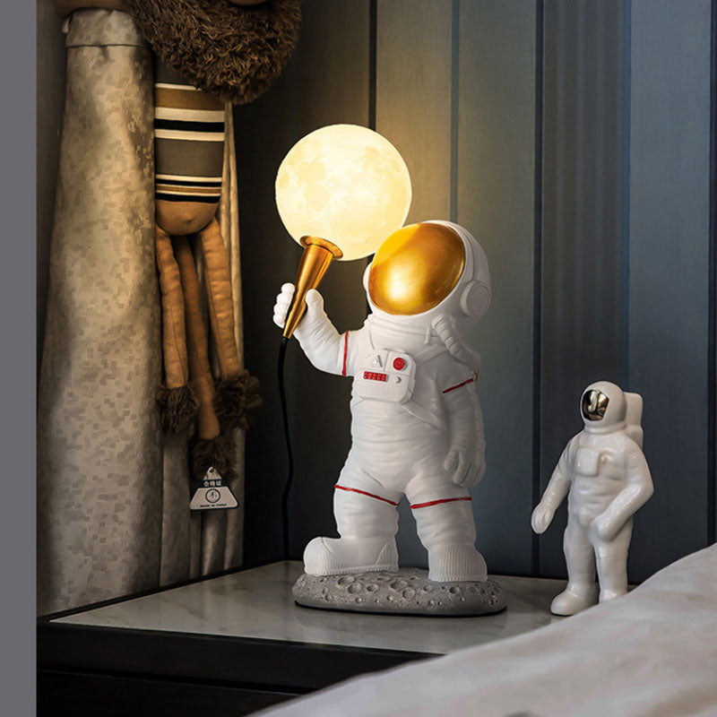 CosmoBuddy Astronaut Wandlampe | Kreatives Design | Resin & ABS | LED Schlafzimmerlicht