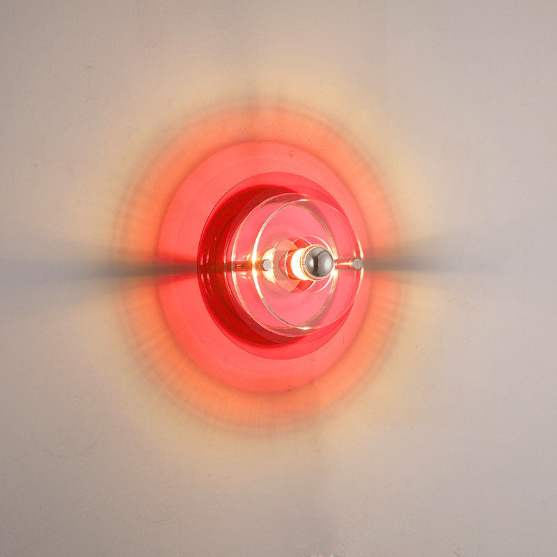 Orbina Kreativ LED Wandleuchte | Farbige Untertassen-Lampe | Design für Entertainment-Bereich