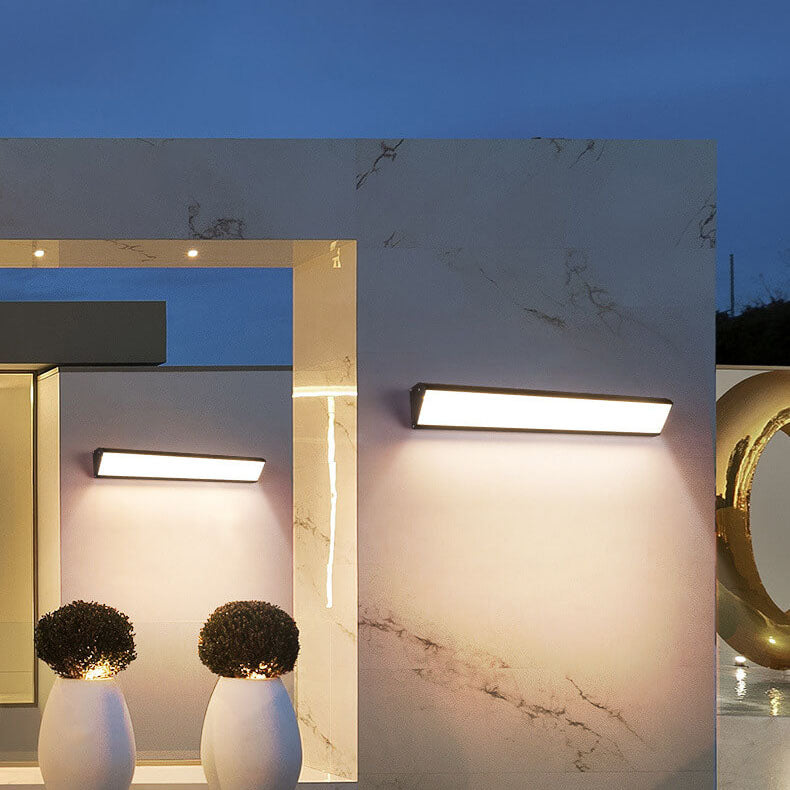 AquaLume Aluminium LED Wandleuchte | Wasserdicht | Innen- und Außenbeleuchtung | Verschiedene Größen & Farben