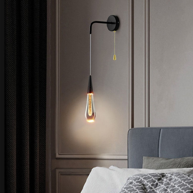 LumeTear Luxus LED Wandleuchte | Teardrop Design | Dimmbar | Für Schlafzimmer & Wohnzimmer