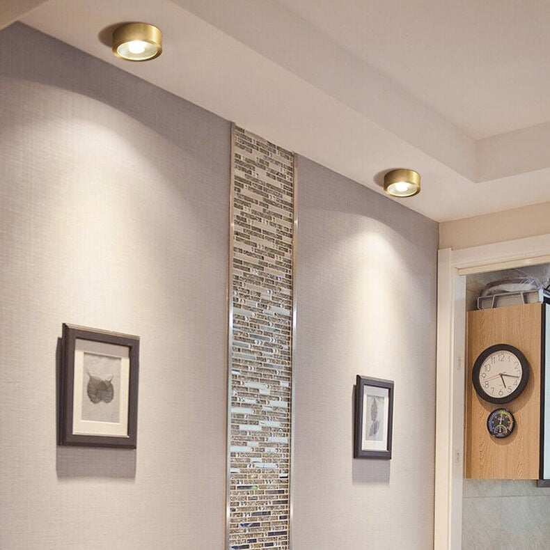 LumoLux Ultra-thin LED Deckenleuchte | Kupfer | Modernes Design | Dimmbare Deckenlampe | Energieeffizient | Stimmungslicht