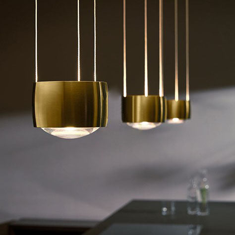 CylinBright LED Pendelleuchte | Nordic Design | Intelligenter Sensor | Metallzylinder | Dimmbar