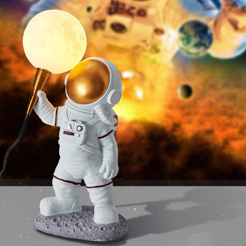 CosmoBuddy Astronaut Wandlampe | Kreatives Design | Resin & ABS | LED Schlafzimmerlicht