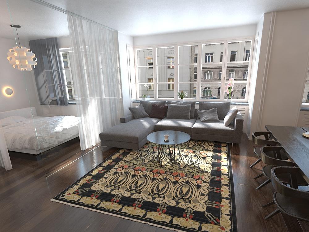 Veluro European Design Moderner Teppich | Luxuriöse Textur | Vielseitige Größen | Zeitloses Dekor