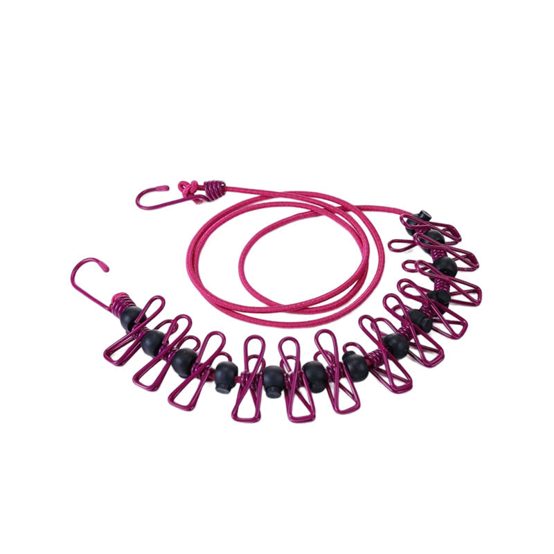 FlexiStand Tragbarer Kleiderständer | Elastischer Reise-Kleiderhalter | Platzsparend & Praktisch für Unterwegs