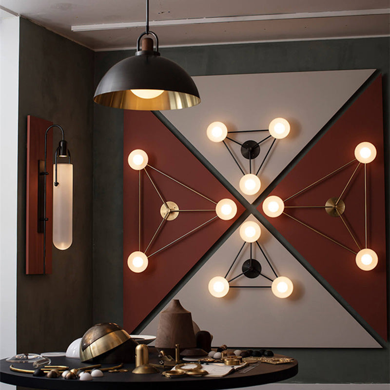 CylindraLux Wandleuchte | Modernes Mid-Century Design | Zylinderform | 1-Licht | Stilvoll für Flur