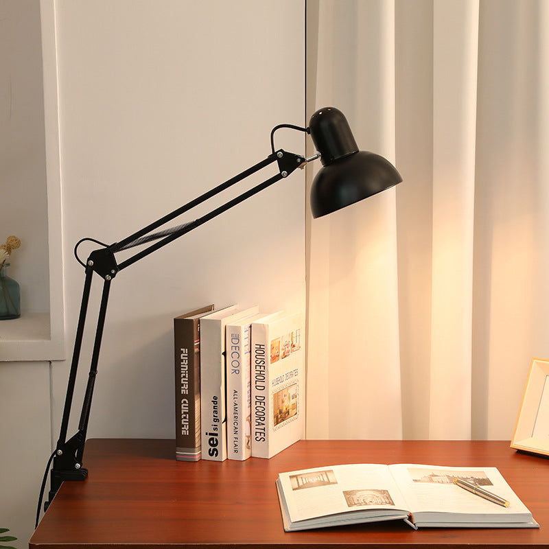 FlexiLite Minimalistische LED Tischlampe | Verstellbarer Arm | Clip-Design | Perfekt fürs Schlafzimmer