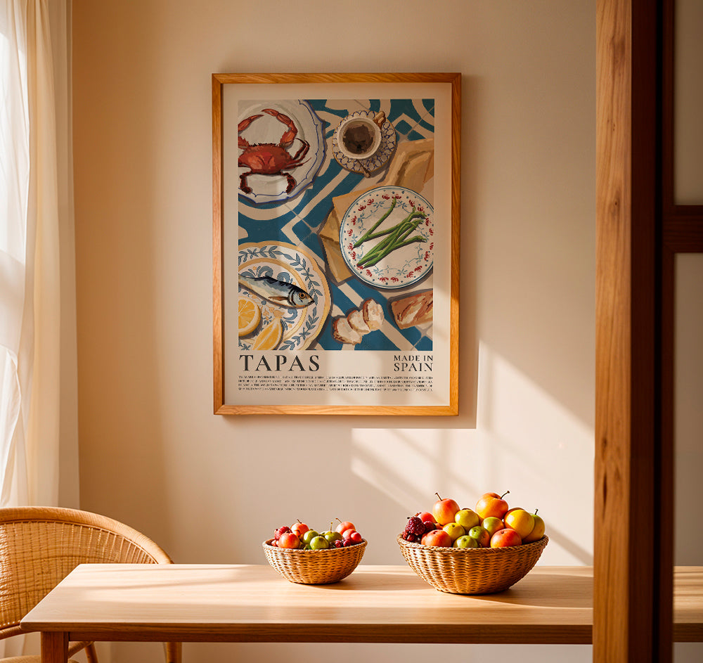 TapasTrove Serviergeschirr für Tapas | Spanisches Design | Perfekt für Abendessen & Feiern