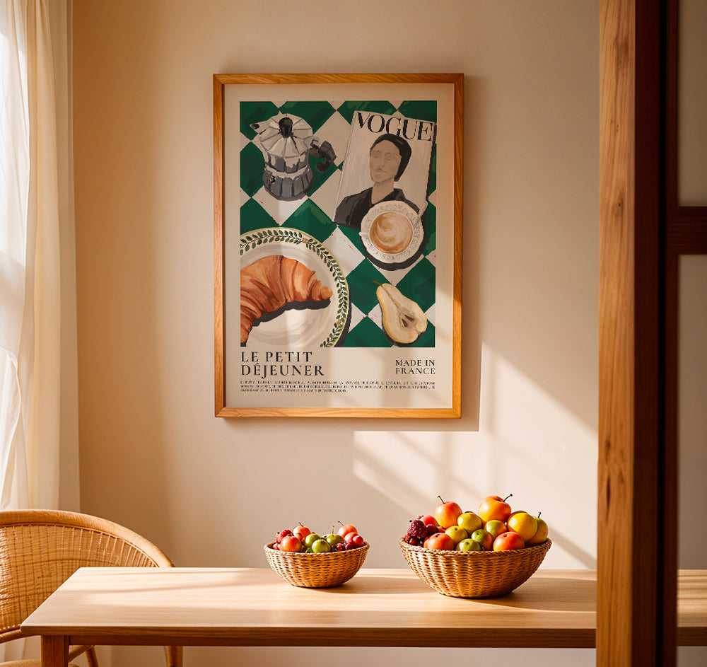 PetitCharm Französisches Frühstücksset | Handgefertigt in Frankreich | Elegantes Geschirrset für Genießer