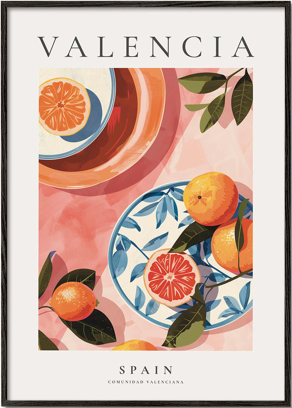 IberiaVista Premium Wandbild Valencia, Spanien | Landschaftsdruck auf Leinwand | Elegante Wanddekoration für Zuhause & Büro