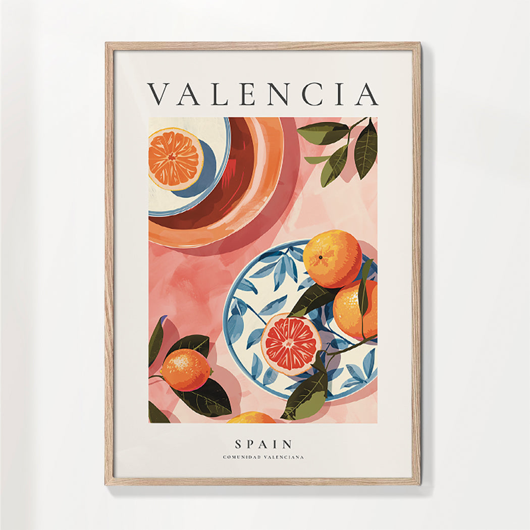 IberiaVista Premium Wandbild Valencia, Spanien | Landschaftsdruck auf Leinwand | Elegante Wanddekoration für Zuhause & Büro