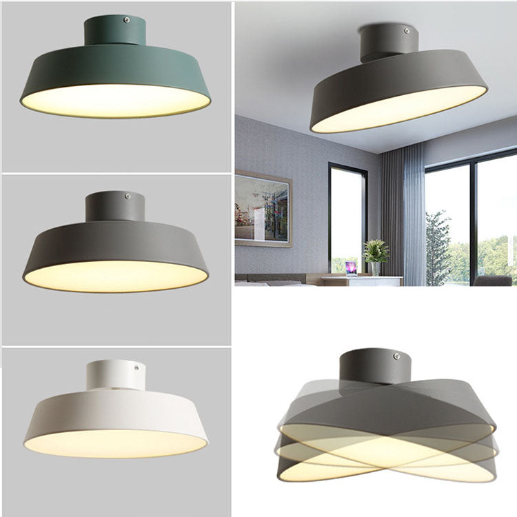 AuraDisk Nordic LED Deckenleuchte | Minimalistisches Runddesign | Aluminium | Flush Mount