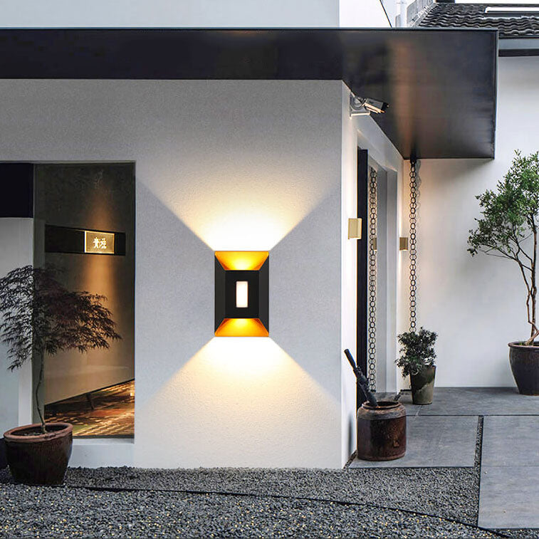 Luxorma ArcLume Außenwandleuchte | Modernes Design | Wasserdicht | Aluminium | LED für Terrassen
