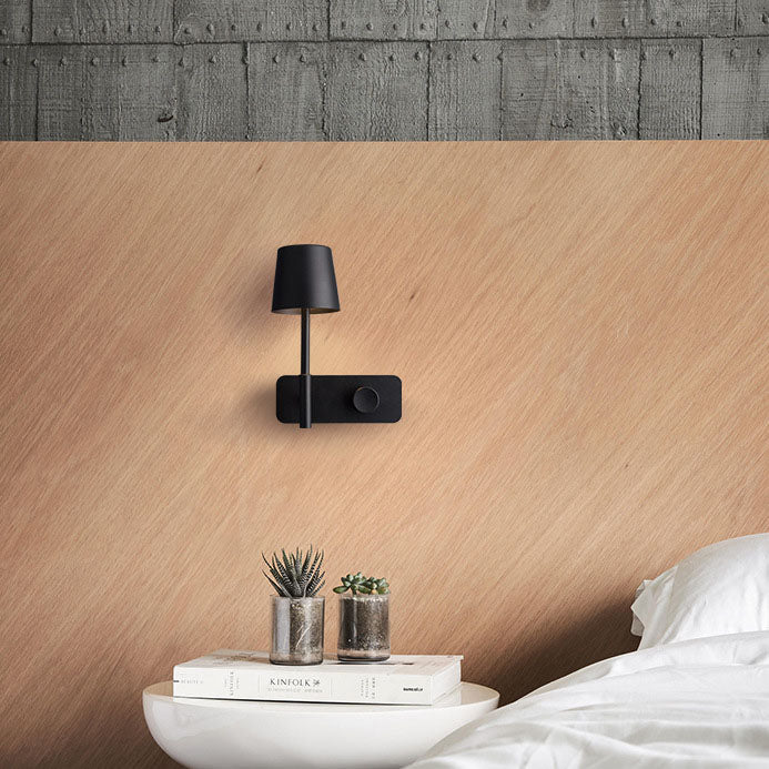 AlumaShine LED Wandleuchte | Modernes Minimalistisches Design | Aluminium | Dimmbar | Kegelschirm