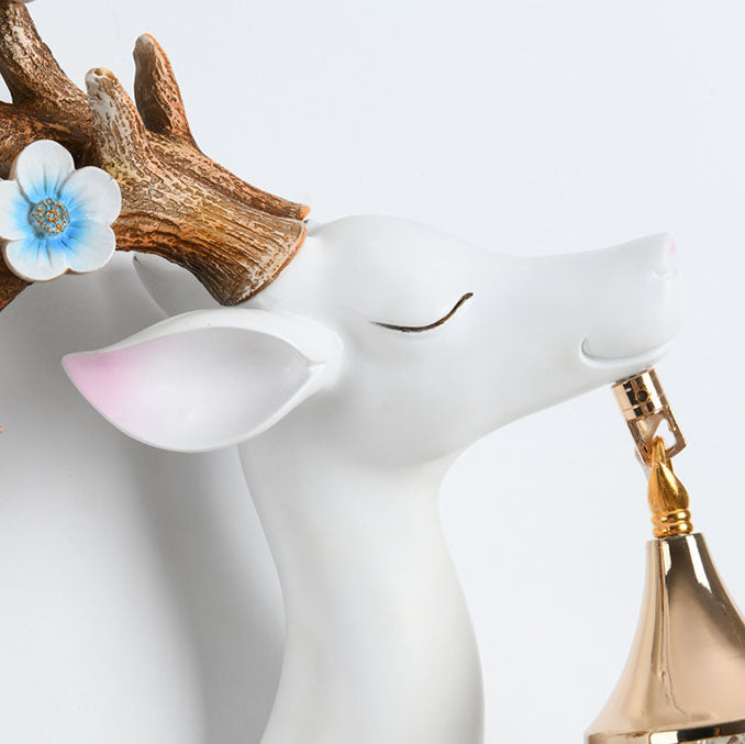 CrystaHorn Wandleuchte | Europäisches Kreatives Design | Kristallkugel-Lampenschirm | LED Wandlampe