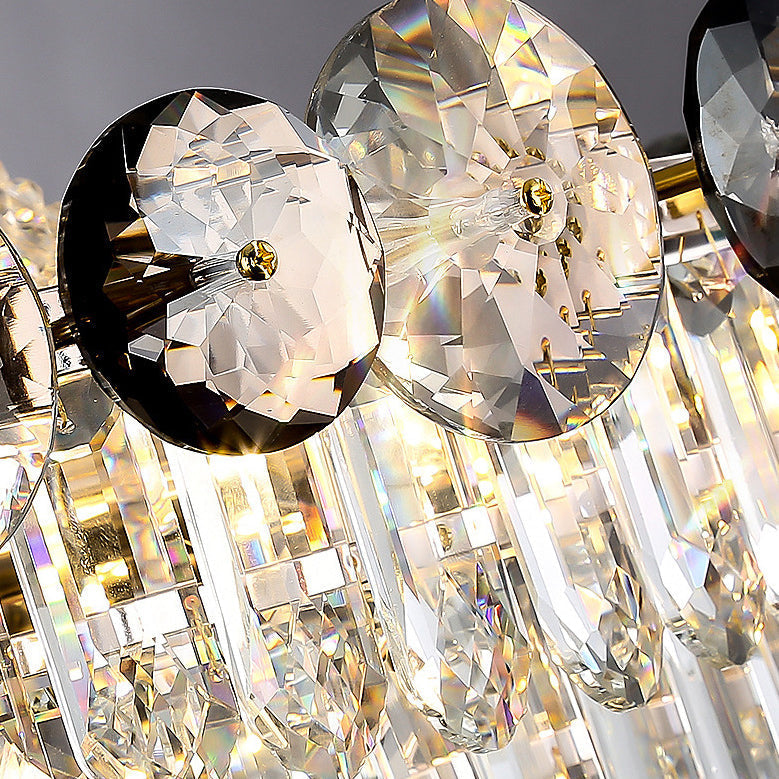 LuxeNova Halbkugel-Kronleuchter | 8/10/11/14/17/24-Licht Design | Zeitlose Eleganz für Ihr Wohnzimmer