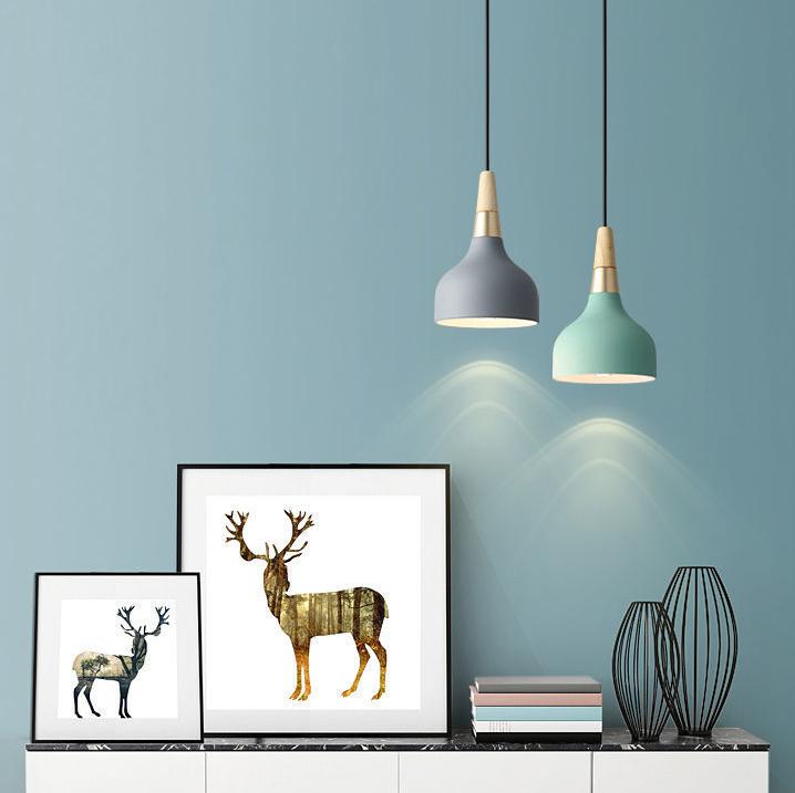 ArtGlow Kreative Pendelleuchte | Macaron-Design | 1-flammig | Moderne Hängeleuchte | Dekorative Beleuchtung