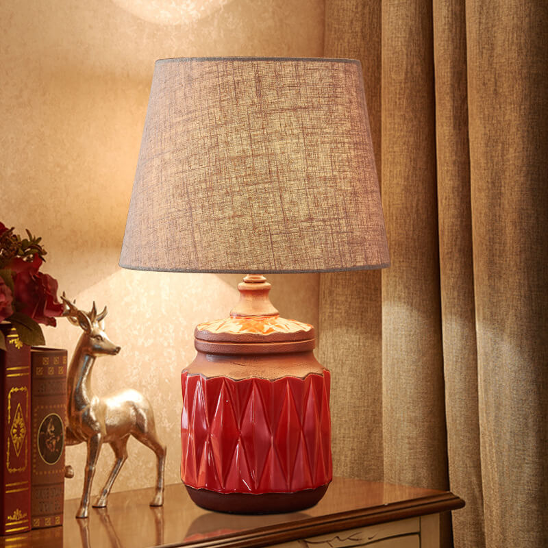 LunaraVive Ceramic LED Tischlampe | Modernes Design | Stimmungsvolles Leselicht | Deko für Zuhause