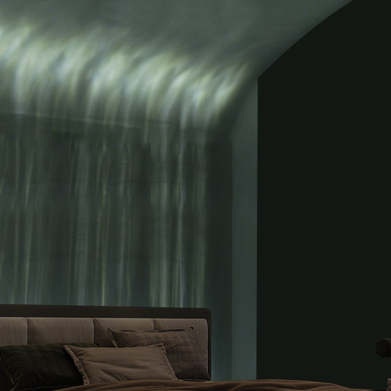 LumaRipple Art Deco LED Stehlampe | Aluminium & Acryl | Wasserdesign | Stimmungslicht für Wohnzimmer