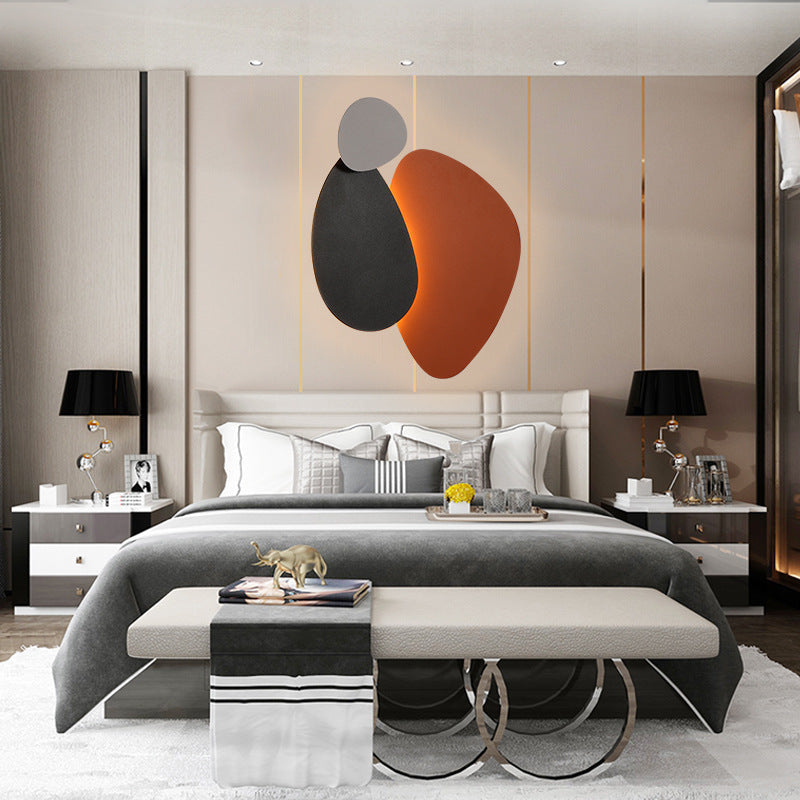 LumoArc Skandi LED Wandlampe | Geometrisches Design | Deko für Schlafzimmer & Wohnzimmer