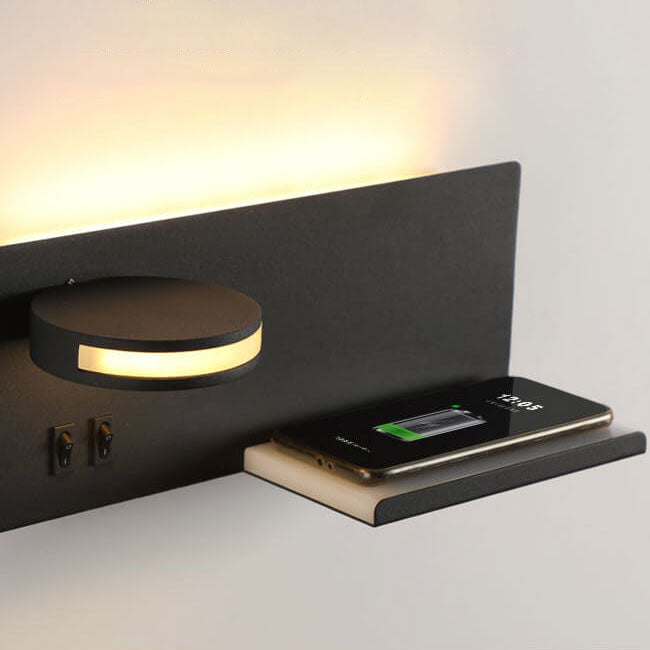 LumiSmart USB LED Wandleuchte | Modernes Design | Flaches Leselicht mit Warmweiß | Intelligente Wandbeleuchtung