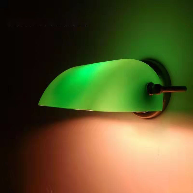 Zippella Vintage Glas Eisen Wandleuchte | Rundes 1-Licht Design | Dekorative Beleuchtung | Stilvoll und Vielseitig