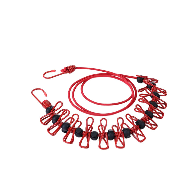 FlexiStand Tragbarer Kleiderständer | Elastischer Reise-Kleiderhalter | Platzsparend & Praktisch für Unterwegs