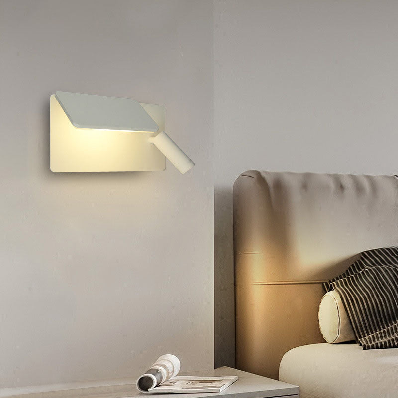 GlareCore Minimalistische LED Leselampe | Flaches Design | Wandspot | Moderne Beleuchtung