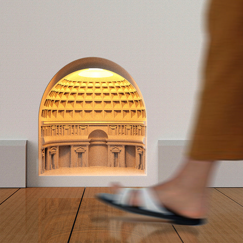 Illumora LED Wandleuchte | Eingebaute Gipslampe mit Sensor | Warmlicht | Modernes Design für Schlafzimmer