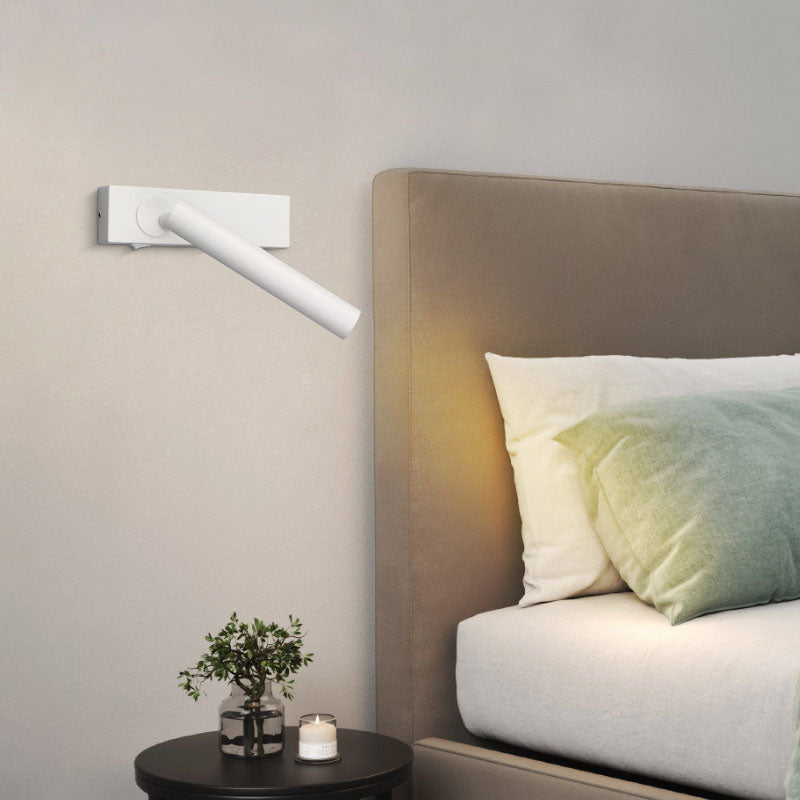 LumeFocus Rechteckige LED Wandleuchte | Verstellbarer Winkel | Minimalistisches Design | Leselampe | Warmes Licht