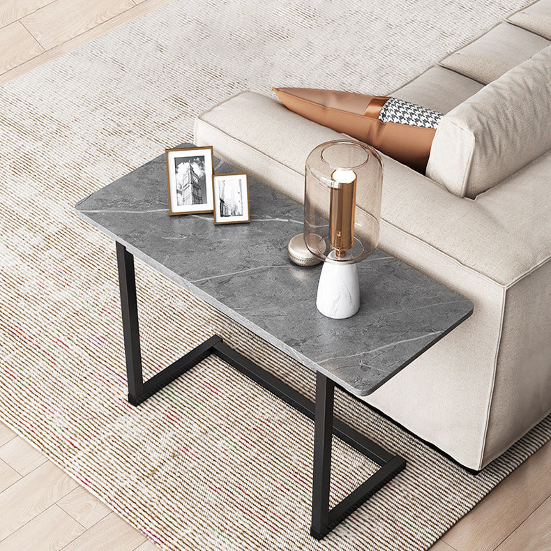 ModernoCurve C-Beistelltisch | MDF-Tischplatte | Modernes Design | Platzsparend | Perfekt für Wohnzimmer & Schlafzimmer