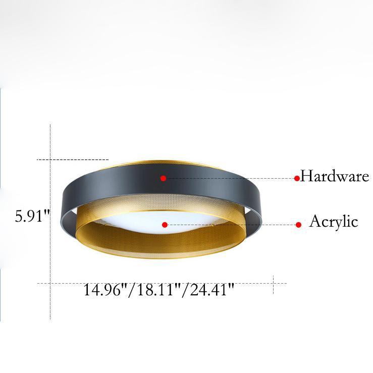 Lunexa Minimalistische LED-Deckenlampe | Postmodernes Design | Dimmbar | Wohnraumbeleuchtung